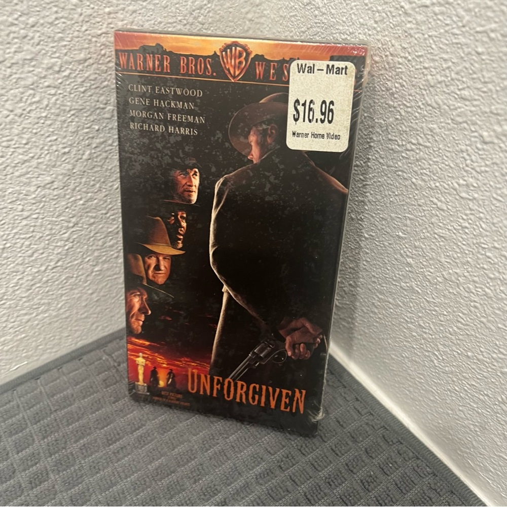 NEW - Unforgiven (VHS, 1993) Clint Eastwood Gene Hackman Morgan Freeman SEALED